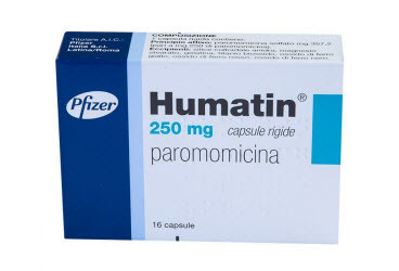HUMATIN 250 MG 16 CAPSULES